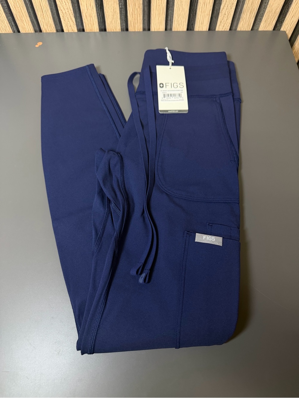 LAST NEW!💥 FIGS Scrub Leggings XXS Technical Navy Blue